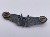 Original World War Two Era Aerial Gunner's Wings, Sterling Marked, Clutch Back, 3 Inch