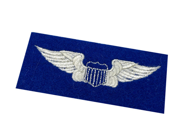 Blue Felt Backed Pilot's Wings