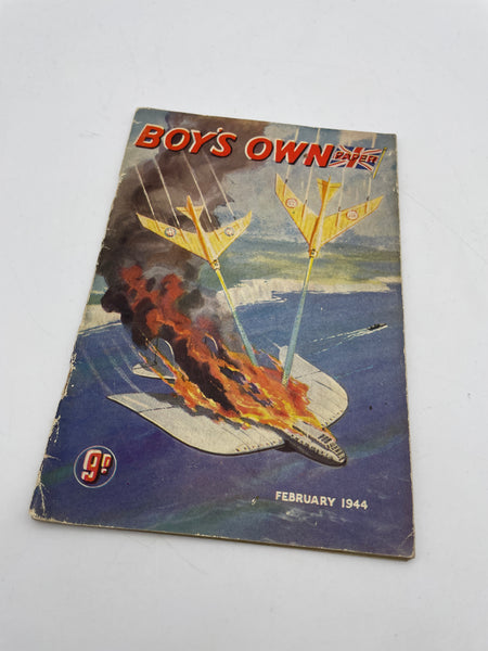 Original World War Two Era Book, "Boys Own Paper", February 1944