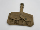 Original World War Two, British 1937 Pattern Webbing, Double Ammo Pouch