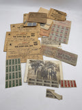 Original World War Two American Petrol Ration Coupons, Books, Photograph etc.