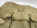 Original World War Two American M-1936 Musette Bag, 1943 Dated