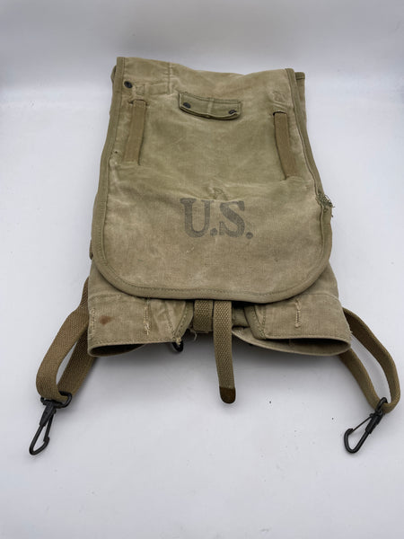 Original World War Two Era American Doughboy Pack, 1942 Dated