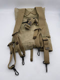 Original World War Two Era American Doughboy Pack, 1942 Dated