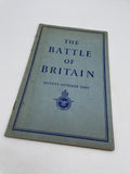 Original World War Two Era Book, "The Battle of Britain - August-October 1940"