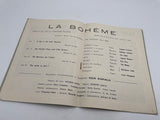 Original 1945/6 Dated British Military Authorities Opera Program, La Boheme, Naples