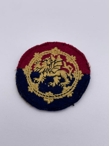 Original British GHQ Home Forces Patch