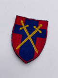 Original British 21st Army Group Patch, with Swords