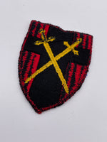 Original British 21st Army Group Patch, with Swords