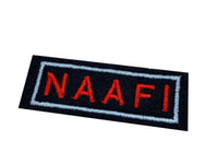 NAAFI Shoulder Title, Made in England