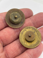 Original American Early World War Two Enlisted Collar Brass, Army Air Force, Screw Back