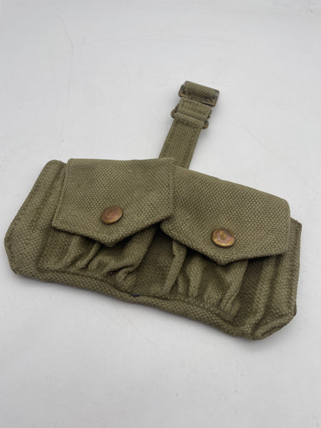Original World War Two, British 1937 Pattern Webbing, Double Ammo Pouch