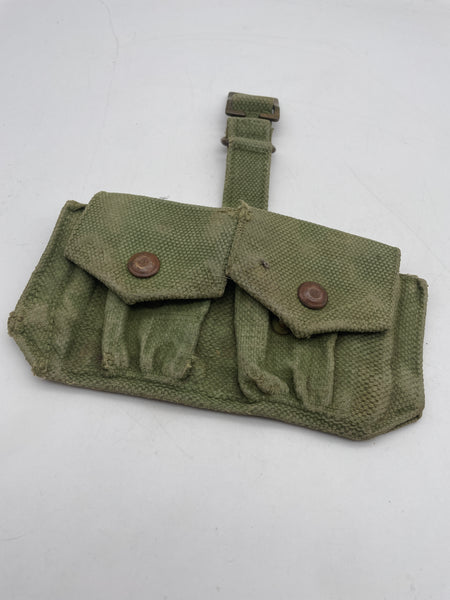 Original World War Two, British 1937 Pattern Webbing, Double Ammo Pouch