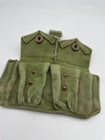 Original World War Two, British 1937 Pattern Webbing, Double Ammo Pouch