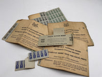 Original World War Two American Petrol Ration Coupons, Books, etc.