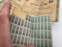 Original World War Two American Petrol Ration Coupons, Books, etc.