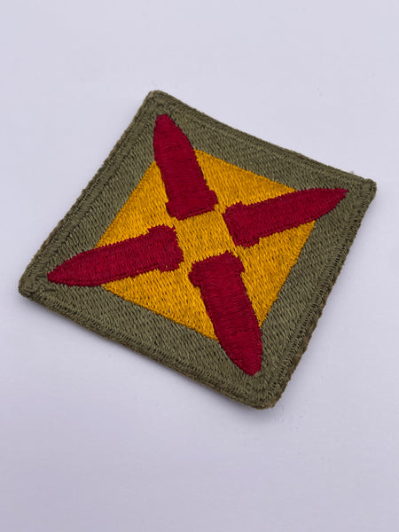 Original American 4th Coastal Artillery District Patch, Greenback