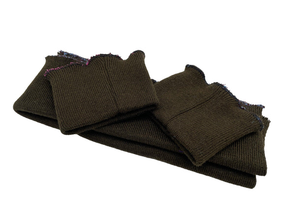 Replacement Knits/Cuffs for American Jackets...A-2, B-10, B-15, G-2, Tankers, Dark Green