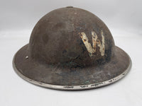 Original World War Two Brodie Helmet, Type II, ARP Warden