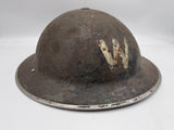 Original World War Two Brodie Helmet, Type II, ARP Warden