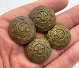 Original Set of The Welch Regiment Service Dress Tunic Buttons