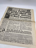 Original World War Two Newspaper, Daily Mirror (Sydney), 3 November 1942