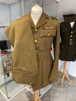 Original Pre World War Two Service Dress Tunic and Trousers, Queen Mary's Regiment, Surrey Yeomanry