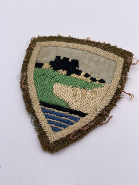 Original British East Kent and Home Counties Formation Sign, Woven