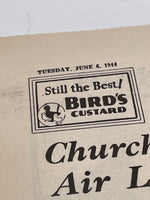 Original World War Two Newspaper, D-DAY EDITION!, Evening Standard