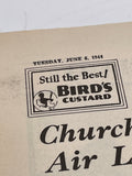 Original World War Two Newspaper, D-DAY EDITION!, Evening Standard