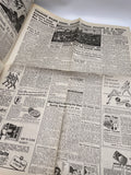 Original World War Two Newspaper, 12 July 1943, News Chronicle