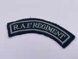 Original British R.A.F. Regiment Shoulder Title