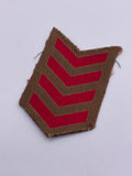 Original World War Two Overseas Service Bars x4, Printed