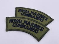 Original Post World War Two Royal Marines Formation Sign, Matching Pair