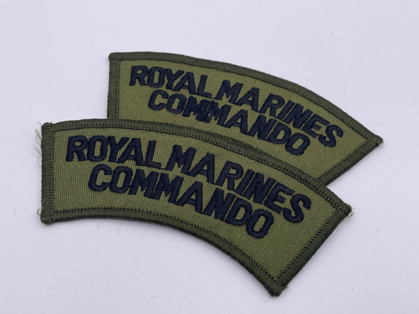 Original Post World War Two Royal Marines Formation Sign, Matching Pair