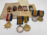 Original Two War Family Medal Grouping, Incl. KIA 1914 Star, Billingsley/Burrows/Jones