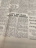 Original World War Two Newspaper, 30 July 1944, The People