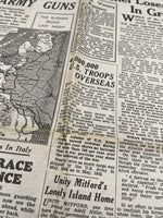 Original World War Two Newspaper, 30 July 1944, The People