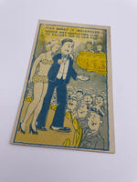 Original Saucy 1940s/World War Two Era Postcard, Unsent