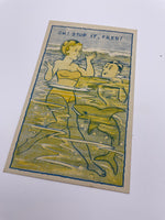 Original Saucy 1940s/World War Two Era Postcard, Unsent
