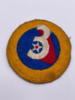 Original World War Two Era American 3rd Army Air Force Patch