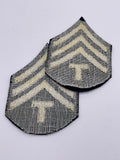 Original World War Two Era American Felt T/4 Stripes/Chevrons