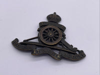 Original Royal Artillery Cap Badge, Kings Crown