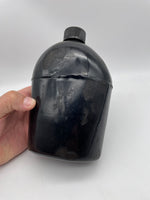 Original World War Two Era American Canteen, Black Enamel