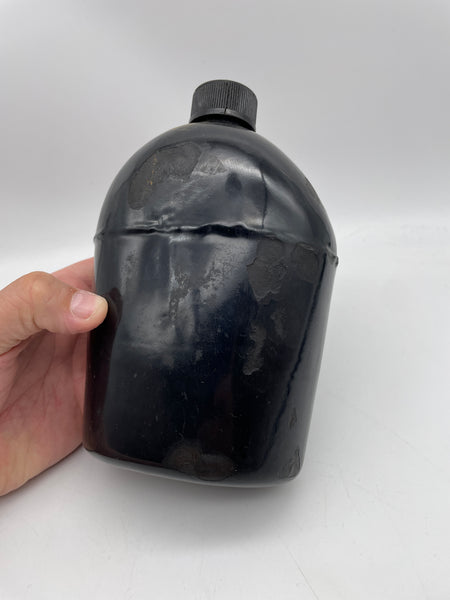 Original World War Two Era American Canteen, Black Enamel