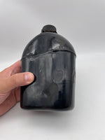 Original World War Two Era American Canteen, Black Enamel