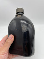 Original World War Two Era American Canteen, Black Enamel