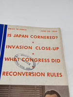 Original World War Two American Magazine, "Unites States News" Dated June 1944