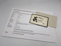 Original In Memoriam Card, George Blumson (Age 15), Killed Firewatching 10 May 1941, London Blitz
