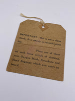 Original World War Two R.A.F. Transport Command Luggage ID Tag, A.T.S.
